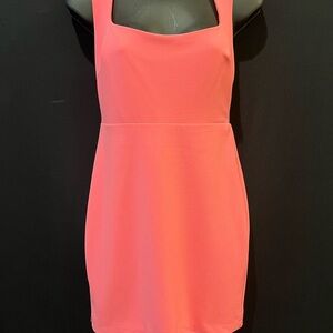 Hello Molly Coral Mini Dress